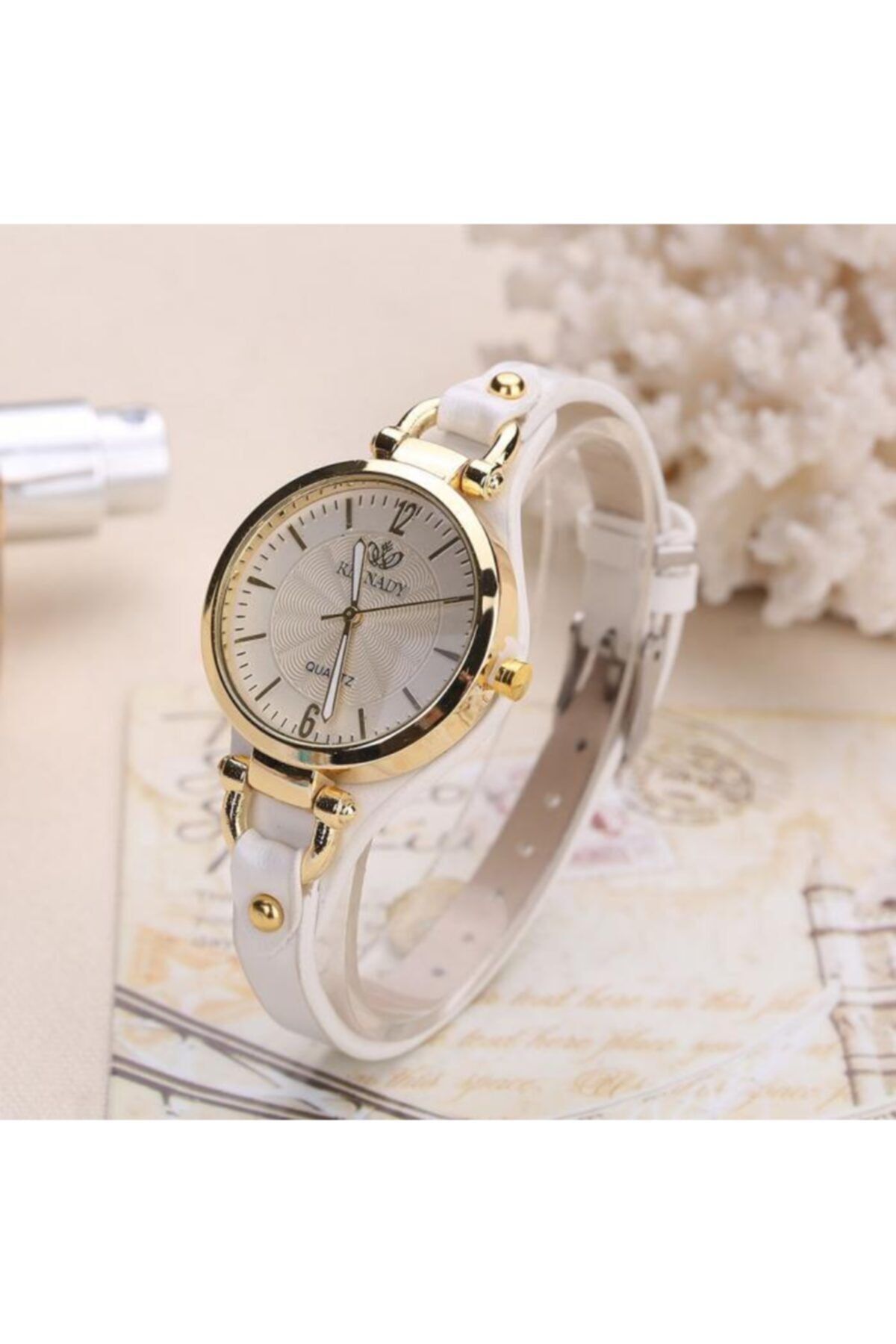 Toz Vintage Gyrox Beyaz Yuvarlak Vintage & Retro Saat