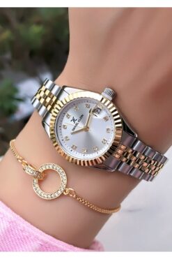 Daniel Klein Marka Su Geçirmez Bayan Kol Saati Bileklik Hediyeli