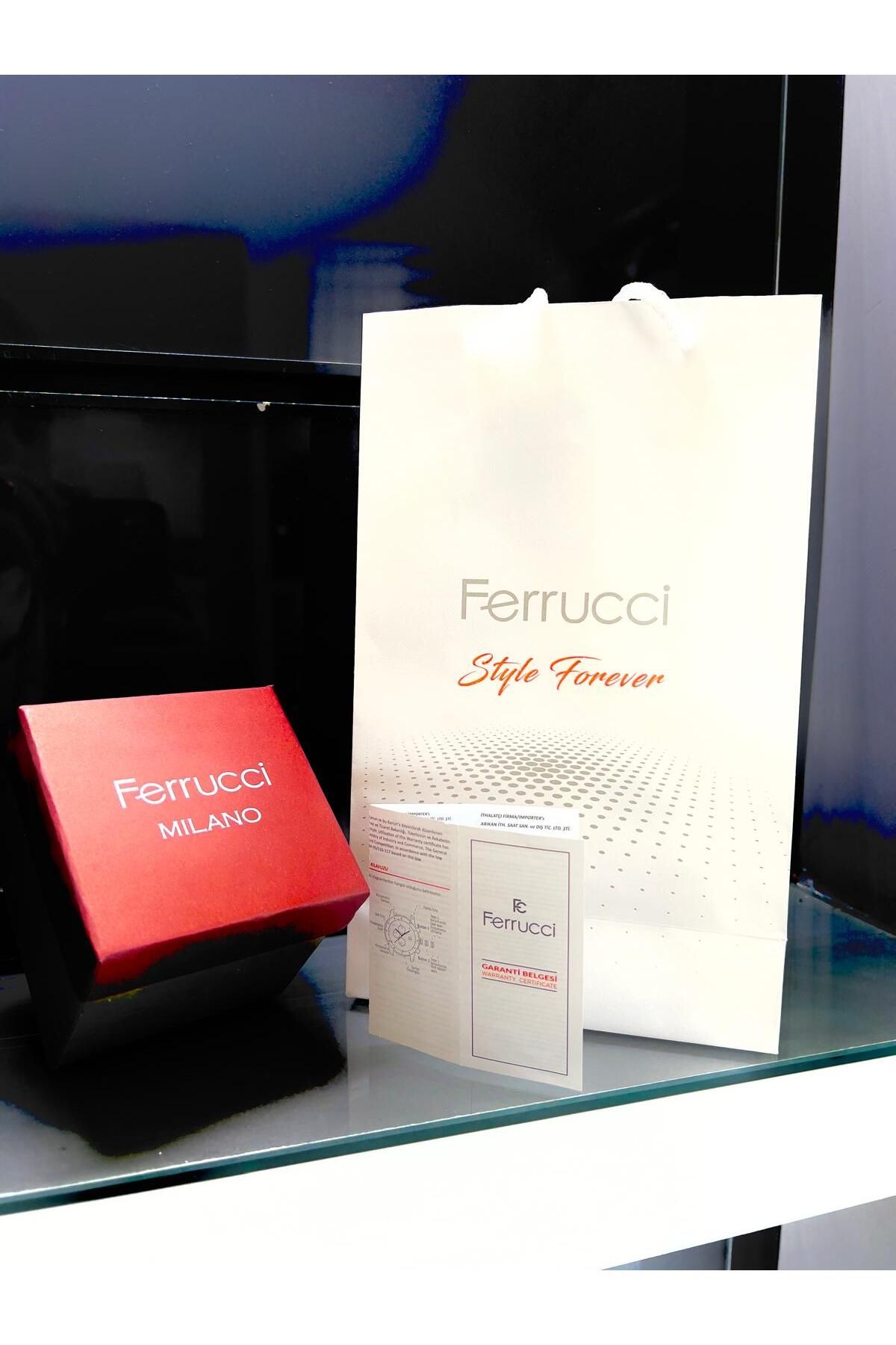 Ferrucci Özel Kutulu Kadın Kol Saati Bileklik Özel Seri Gümüş/gold Kordon Kararma Renk Atma Yapmaz - Görsel 3