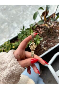 İnogge Retro Gold Kadın Minimal Kol Saati