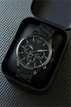 pullmarkt Unisex Siyah Kol Saati