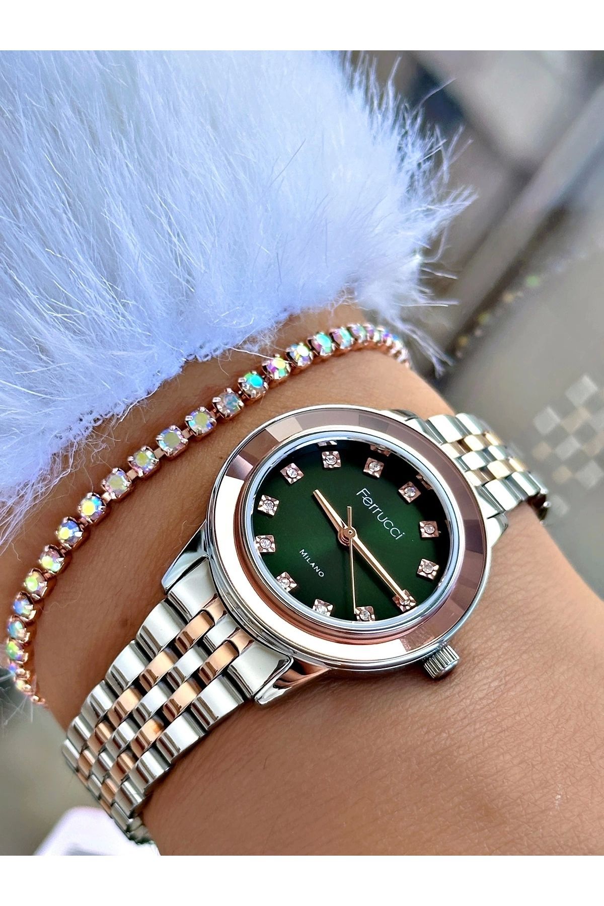 Ferrucci FC03388M.02 Çelik Kordon Kadın Kol Saati - Görsel 2