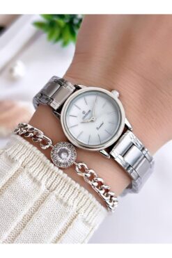 Coliseum Özel Tasarım Vintage Seri Kadın Kol Saati+ Bileklik Hediyeli CL8527.M6