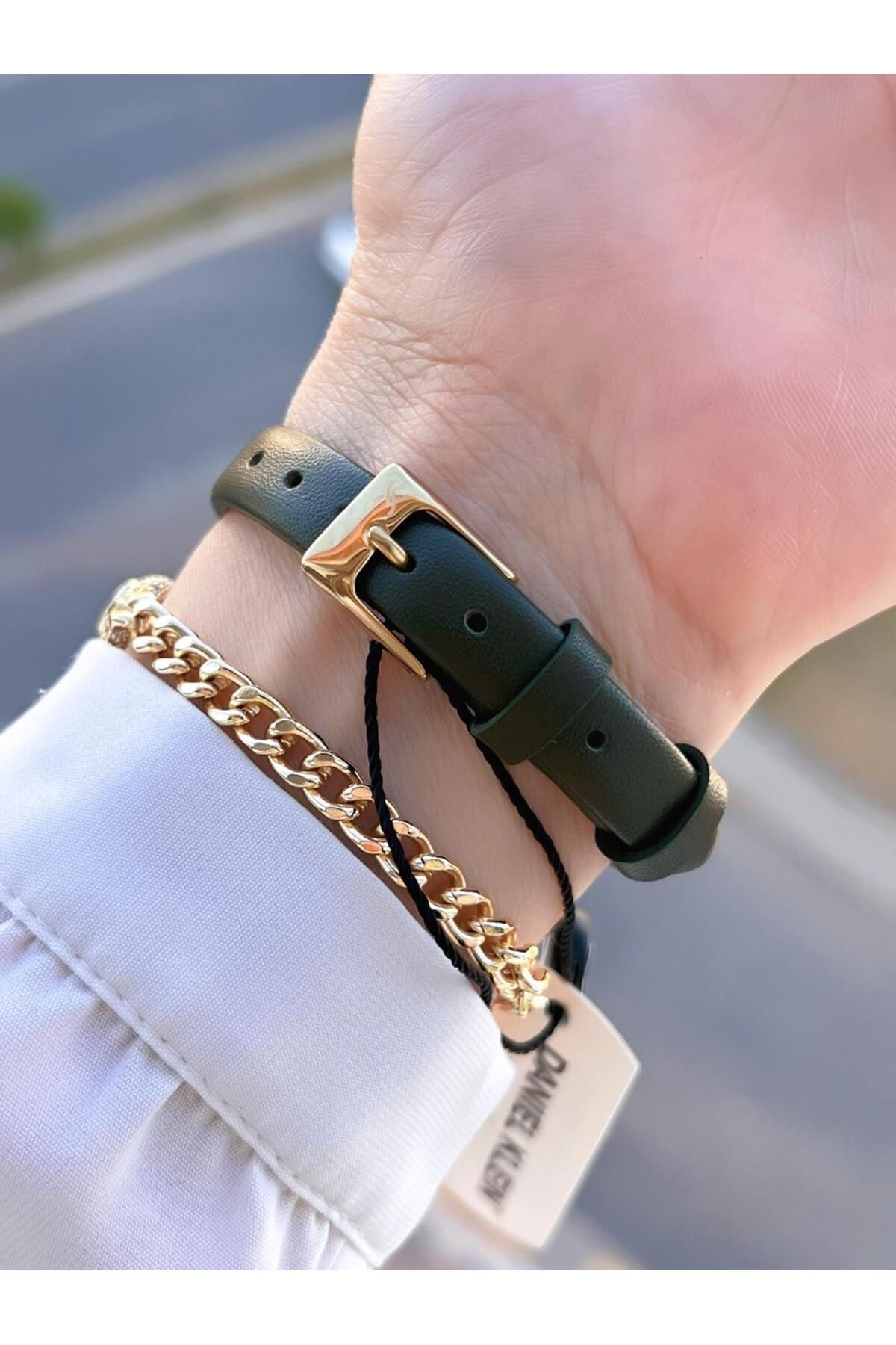 Daniel Klein 24 Ay Garantili Deri Kordon 3 Atm Suya Dayanıklı Kadın Kol Saati - Görsel 2