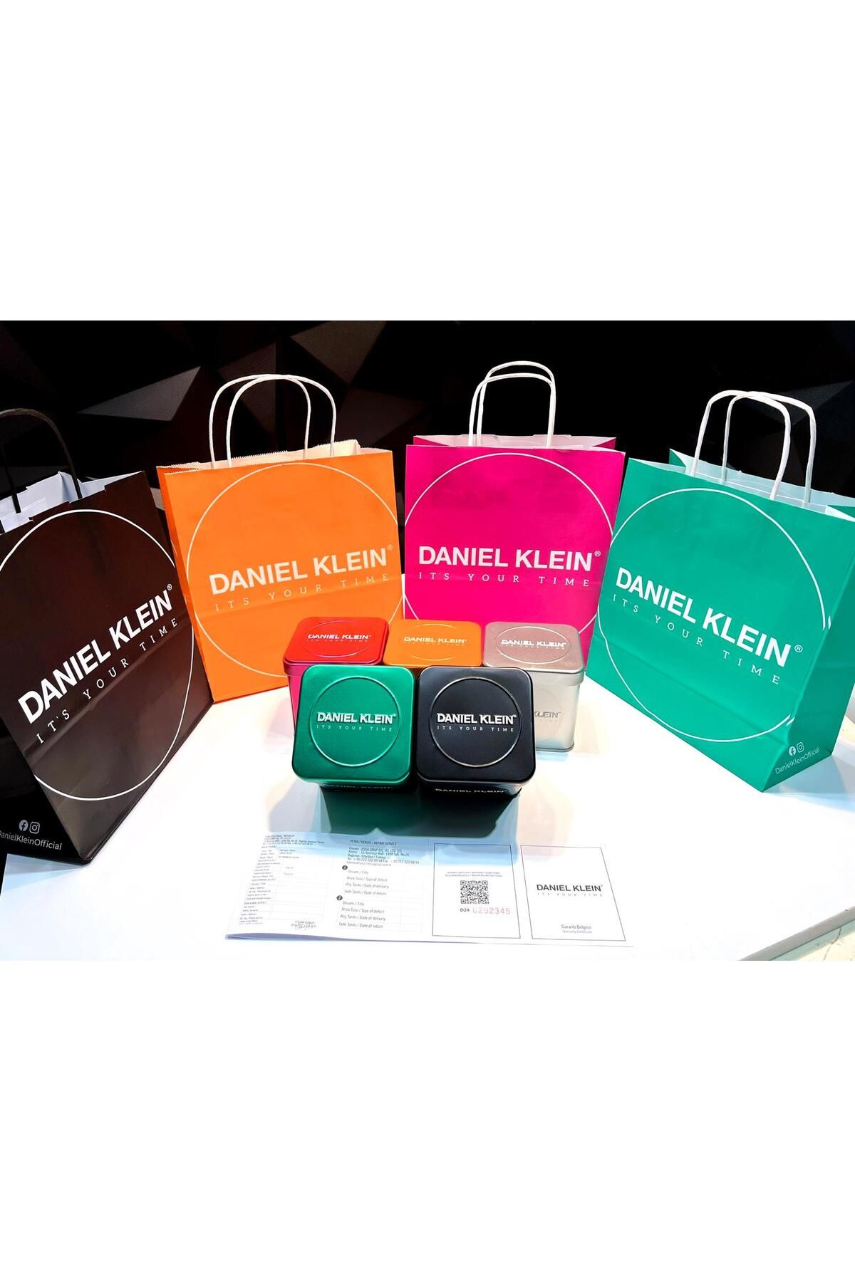 Daniel Klein 24 Ay Garantili Deri Kordon 3 Atm Suya Dayanıklı Kadın Kol Saati - Görsel 3