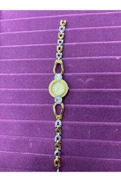 Escort Orijinal Altın Kaplama Su Geçirmez Kadın Kol Saati