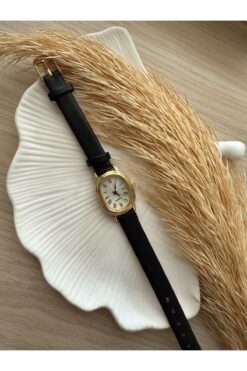 QUARTZ Rubsey Minimal Kadın Kol Saati Deri Kordon Altın Kasa Minik Model (GÖRSELDEKİ ÜRÜN GÖNDERİLECEKTİR)