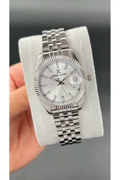 Daniel Klein Kadın Kol Saati Çelik Kordon 3 ATM Su Geçirmezlik Gümüş Renk