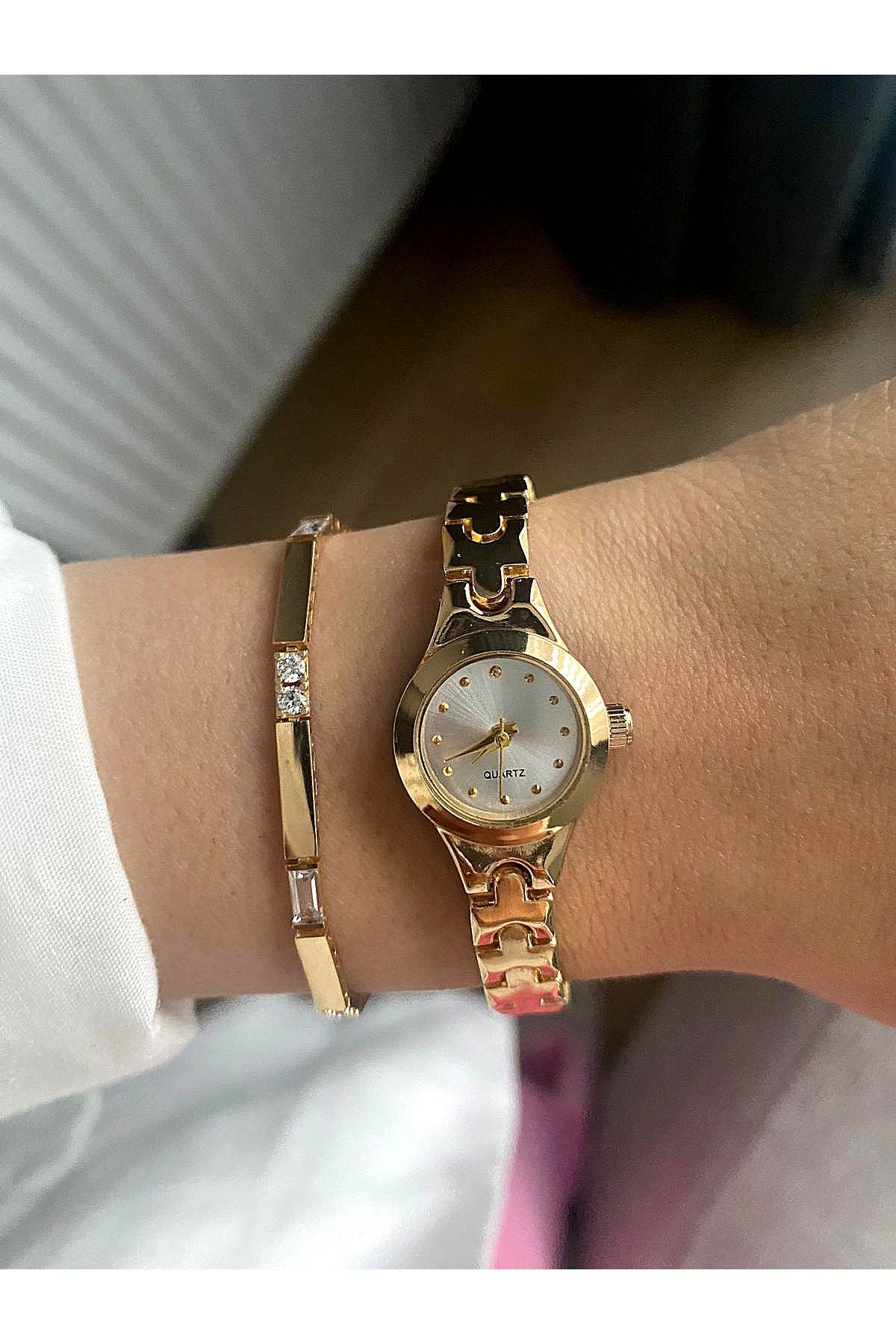 DARK BLANC Vintage Minimal Kol Saati Ince Bilekli Bayanlar Icin - Görsel 2