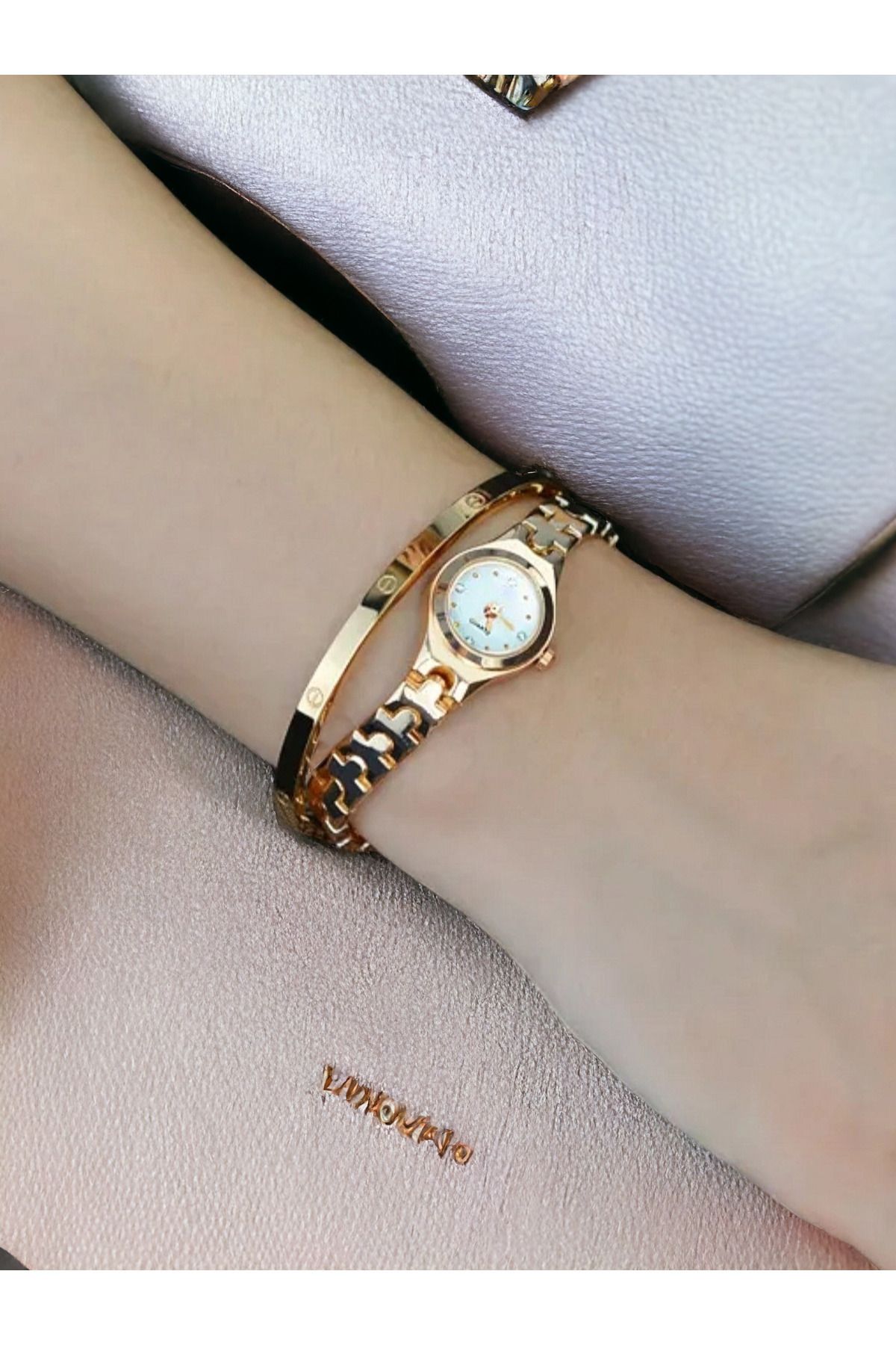 DARK BLANC Vintage Minimal Kol Saati Ince Bilekli Bayanlar Icin - Görsel 4