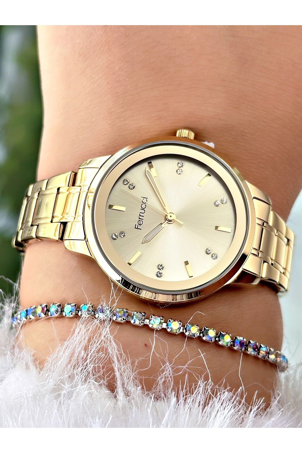 Ferrucci Kadın Kol Saati 3 Atm Su geçirmezlik 2 yıl garantili - Görsel 3