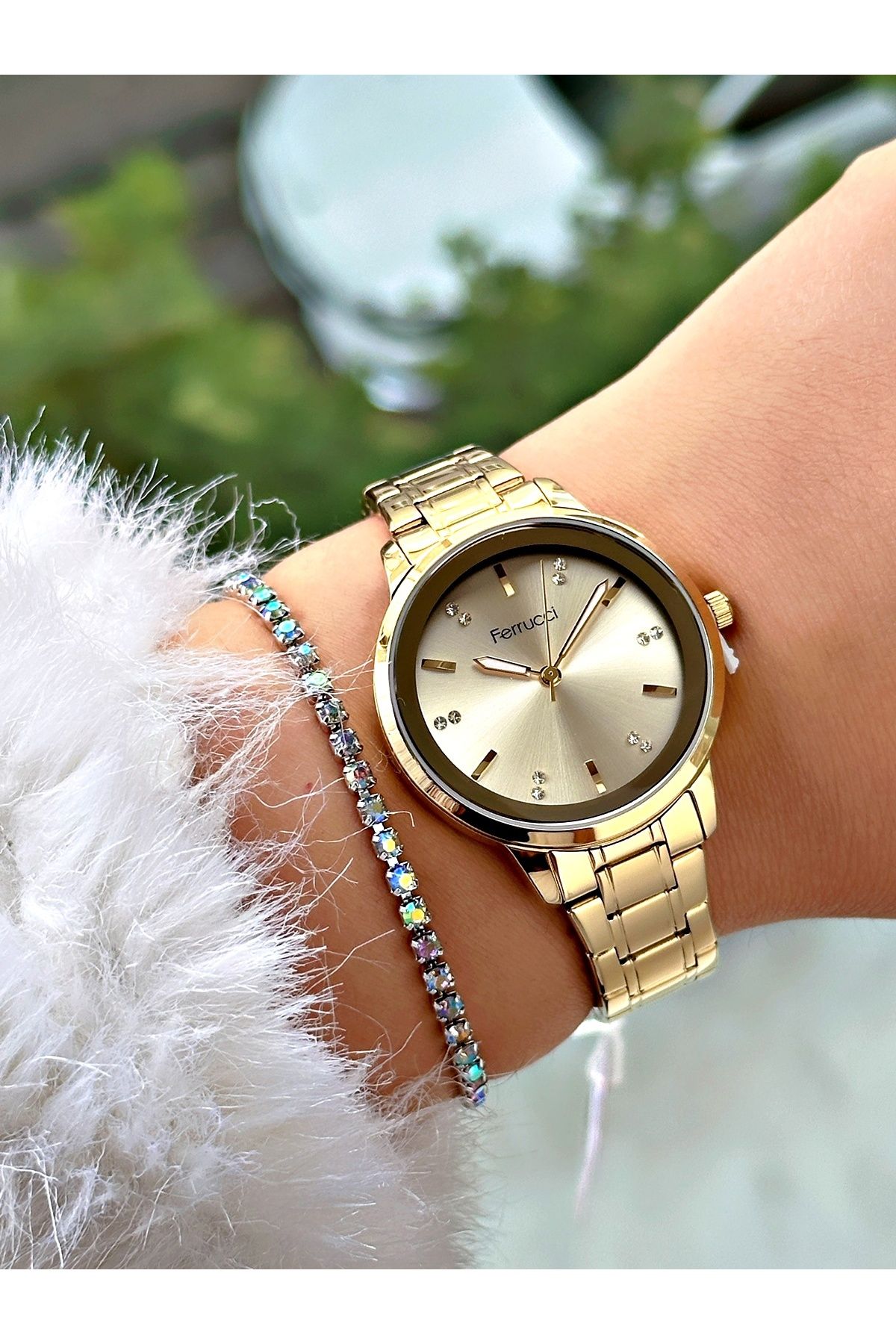 Ferrucci Kadın Kol Saati 3 Atm Su geçirmezlik 2 yıl garantili - Görsel 4