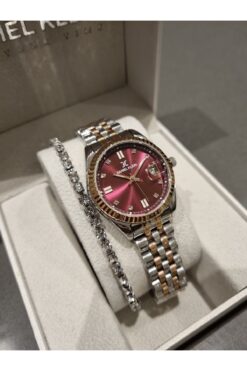 Daniel Klein Yeni Model Rose Çelik Bilezik Mor Kadran Kadın Kol Saati