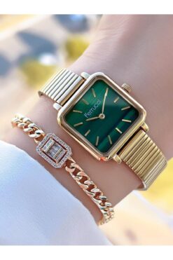 Ferrucci Kadın Kol Saat 30 Mt Suya Dayanıklı Çelik Kordon Kararmaz Renk Atmaz+Bileklik BFC.03201.02