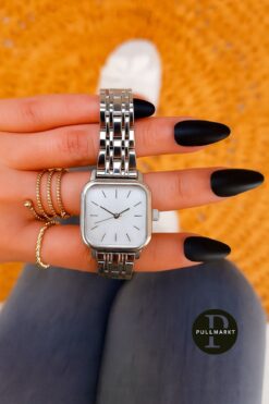 pullmarkt Casual Serisi - Zarif - Kare Minimal Kol Saati