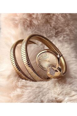 Ferrucci Yılan Sarmal Kordon Trend Model Çelik Kadın Kol Saati