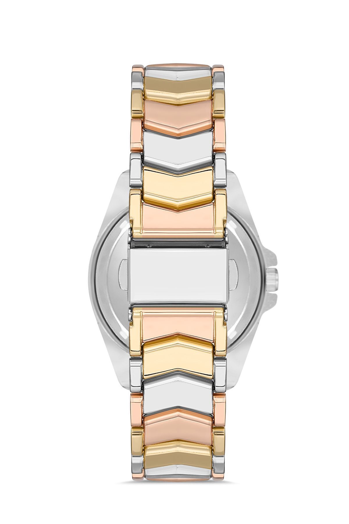 polo55.sport.1855 Klasik Tasarım Taşlı 3 Renkli Metal Kordon Unisex Kol Saati - Görsel 6