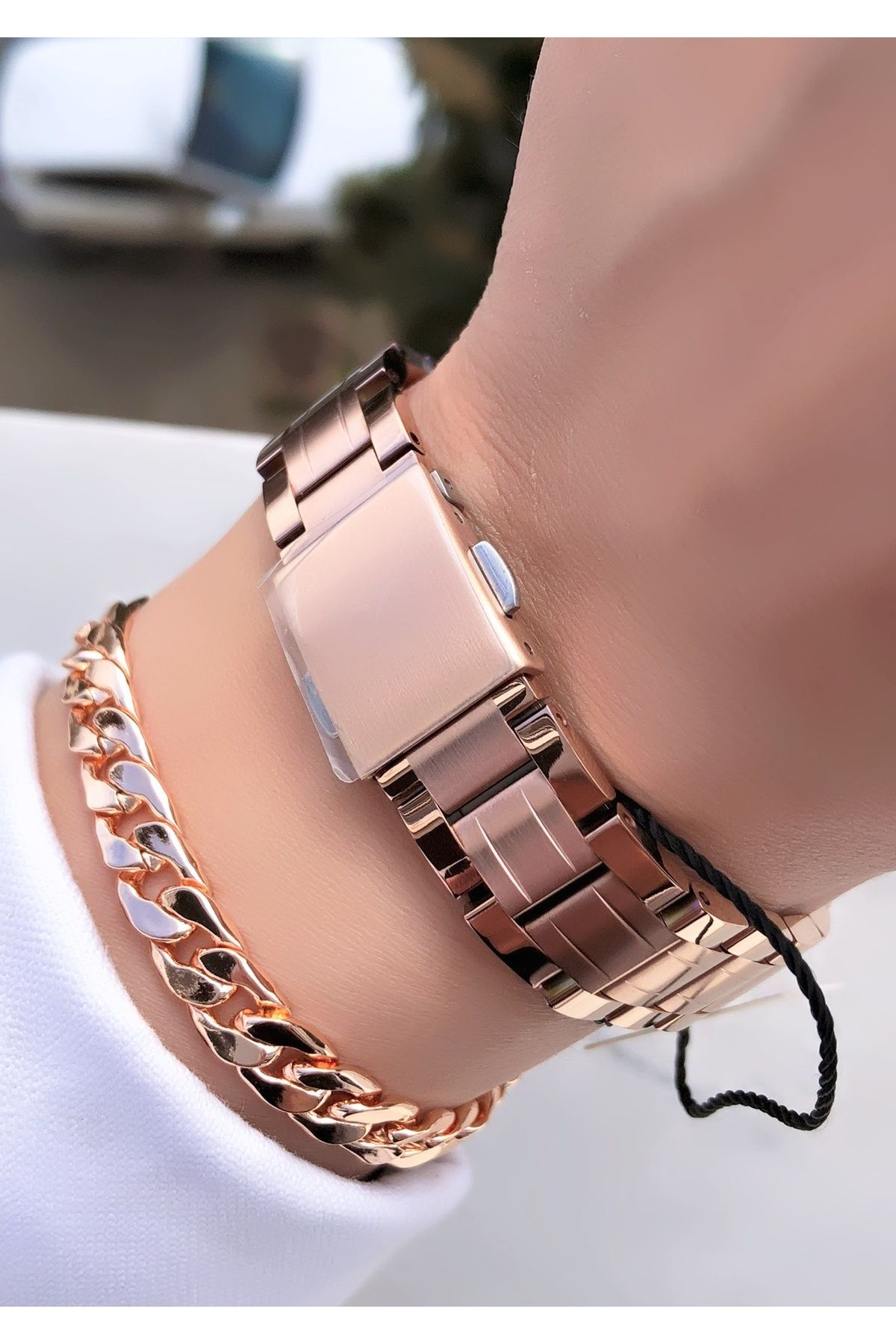 Daniel Klein Marka Roma Rakamlı Büyük Kasa Saat Bileklik - Görsel 3