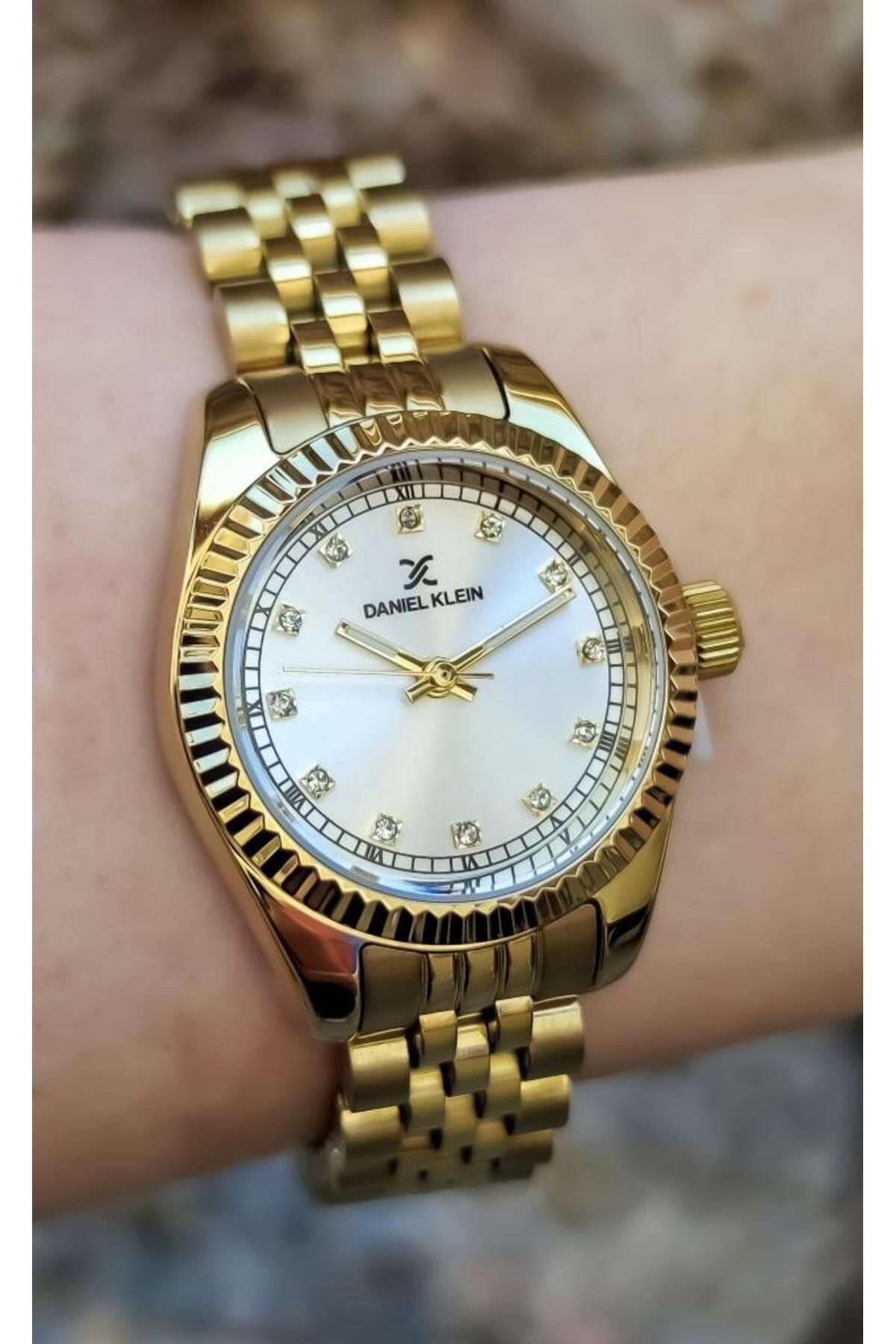 Daniel Klein DKE.1.10846 Minimal Taşlı Tasarım Kadın Kol Saati