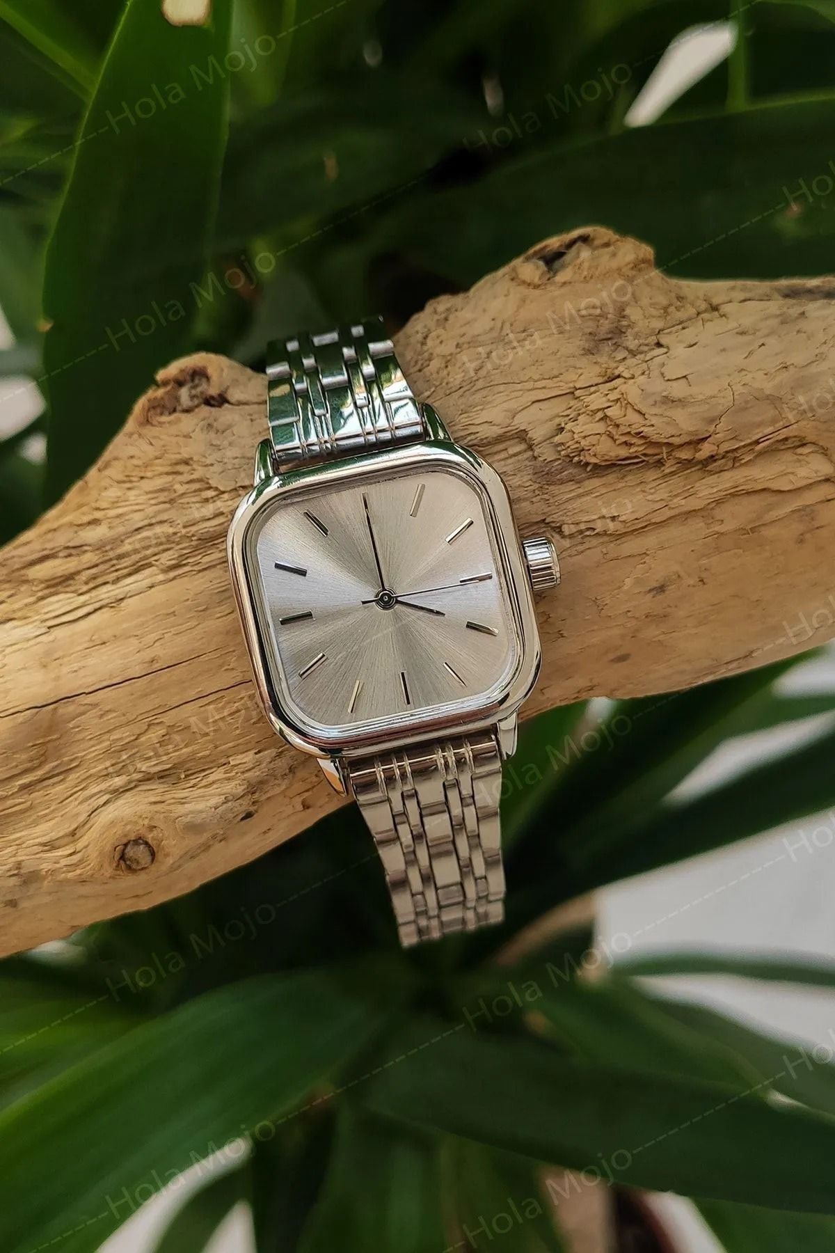 Bimodabu Retro Minimal Kare Kadran Kadın Kol Saati - Görsel 2