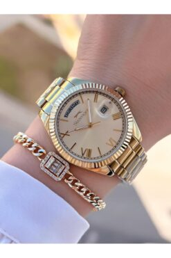 Slazenger Çelik Kordon 30 Mt Suya Dayanıklı Bileklik Hediyeli Kadın Kol Saati BSL.09.2338.4.09