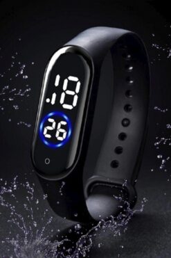 pullmarkt Su Geçirmez - Renkli Unisex Kol Saati Dokunmatik Spor Kol Saatleri