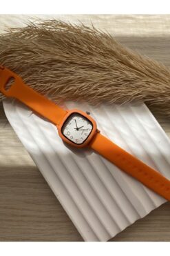 QUARTZ Retro Minimal Vintage Deri Kordon Kadın Kol Saati Silikon Model