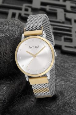 Ferrucci Mıknatıslı Hasır Kordonlu Kadın Kol Saati