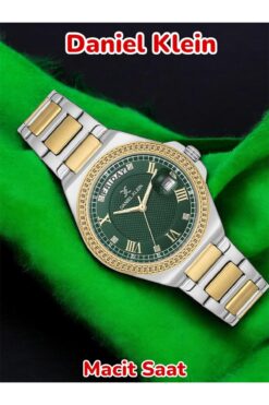 Daniel Klein Kadın Kol Saati İçi Yeşil Takvimli 2 Yıl Garantili