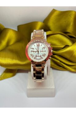 Spectrum Roma Rakam Kasa Detaylı Bronz Kadın Kol Saati