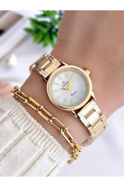 Coliseum Özel Tasarım Vintage Seri Kadın Kol Saati+ Bileklik Hediyeli CL8527.M1