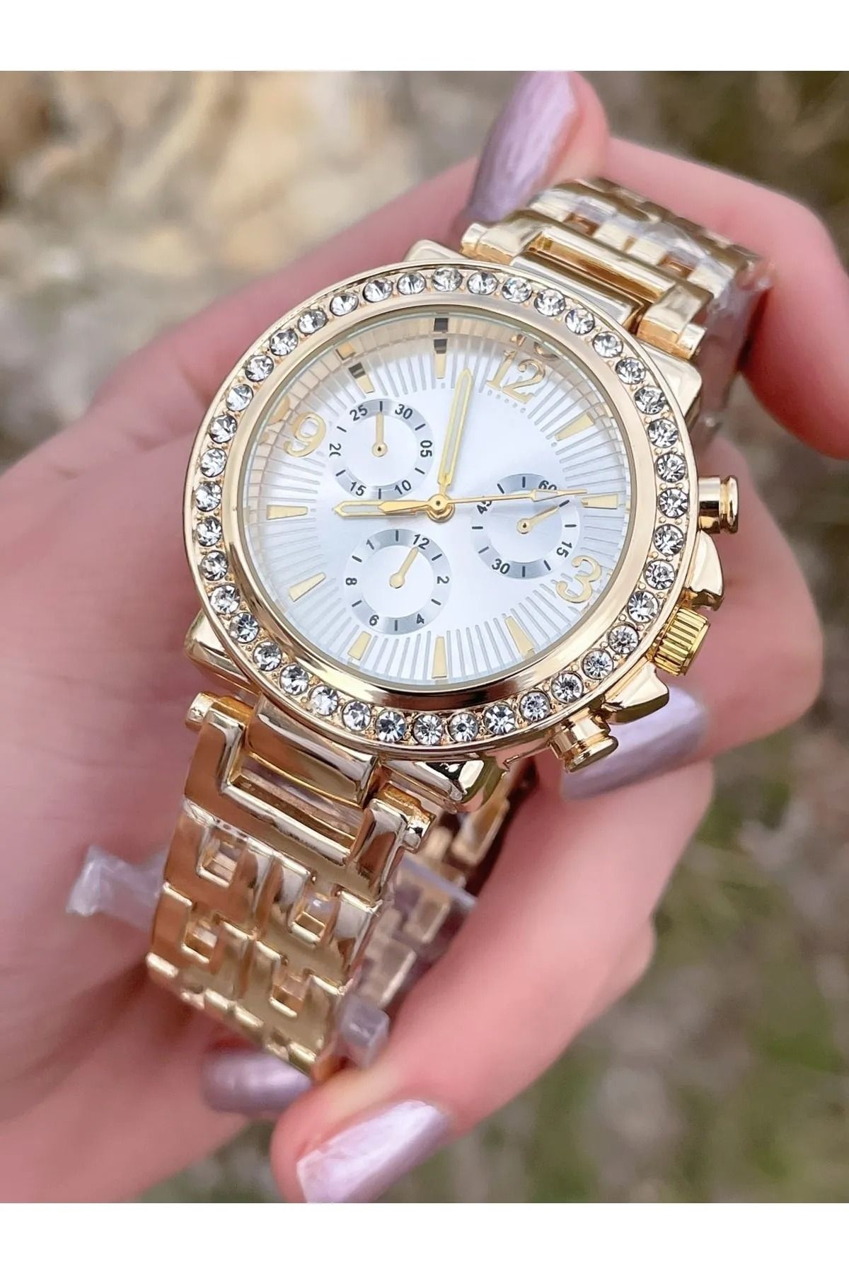 Bimodabu Taşlı Kadın Kol Saati - Görsel 2