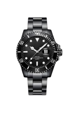 polo55.sport.1855 Lüks Takvim Göstergeli Siyah Erkek Kol Saati