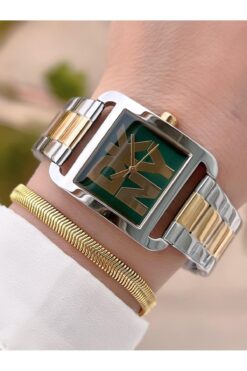 Dkny Çelik Kasa Ve Kordon 5 Atm Suya Dayanıklı 2 Yıl Garantili Kadın Kol Saati+Bileklik DKNY.L0045.2