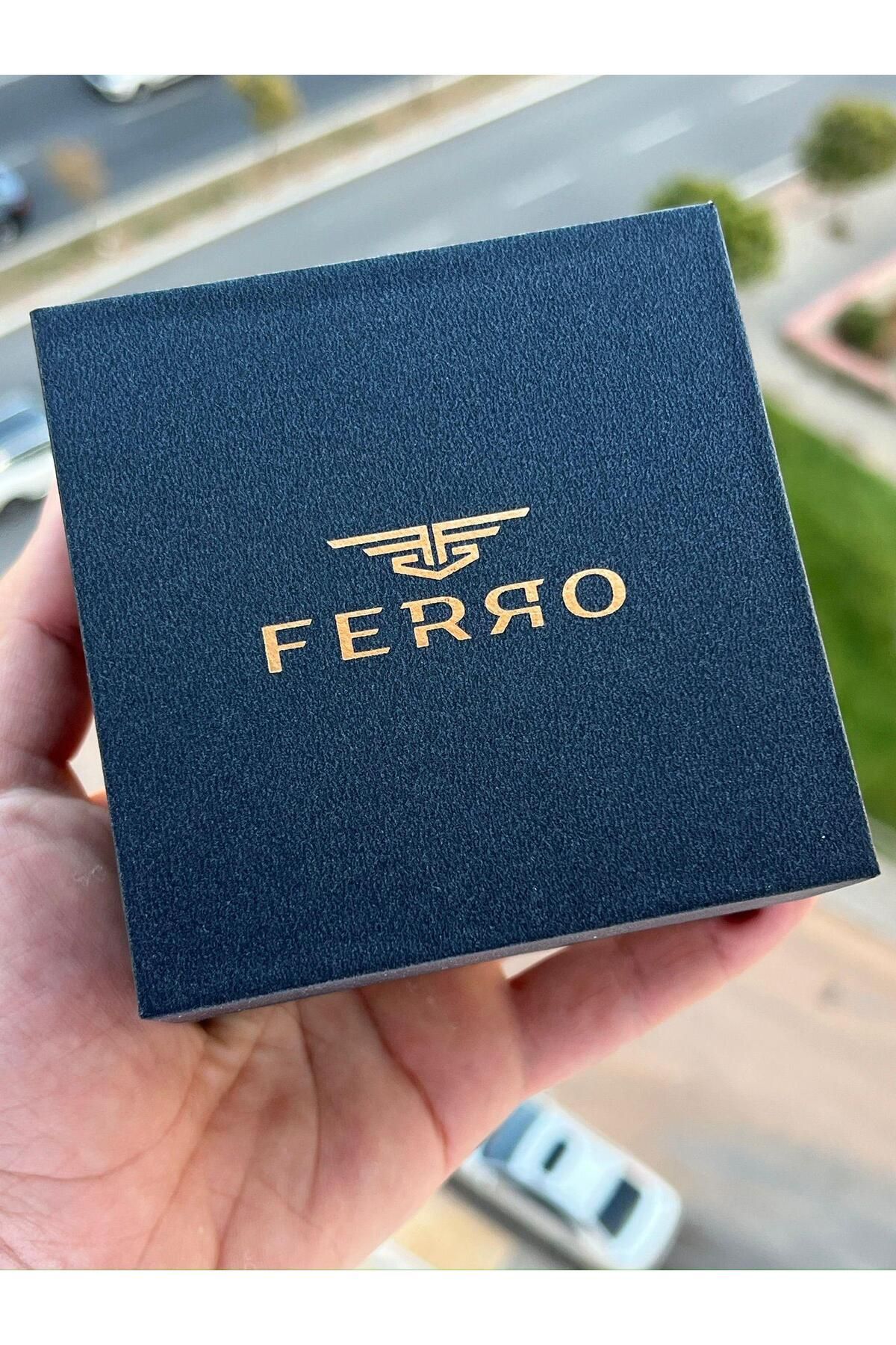 FERRO Çelik Kordon İyon Kaplama Kasa 3 Atm Suya Dayanıklı Kadın Kol Saati+Bileklik BFL21464-EX - Görsel 3