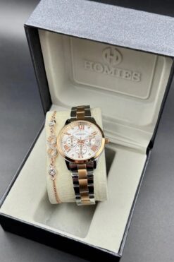 Homies KADIN KOL SAATİ ORJİNAL HEDİYELİK KUTUSU VE BİLEKLİK HEDİYELİ.AMNSKTRYL45