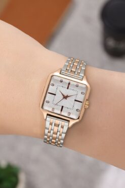 polo55.sport.1855 Minimal Tasarım Metal Kordon Kadın Kol Saati