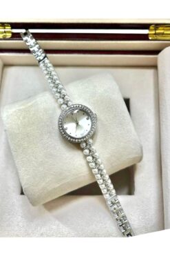 pullmarkt İnci taneleri serisi - İnci Görünümde Kordonlu Kadın Kol Saati