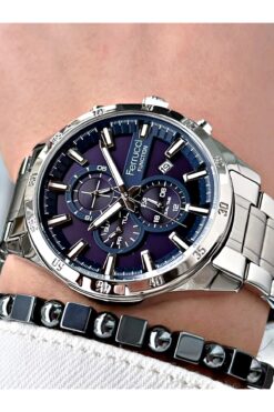 Ferrucci Function Fonksiyonlu Lüks Erkek Kol Saati Hediye Paketli Ve Hematit Bileklikli