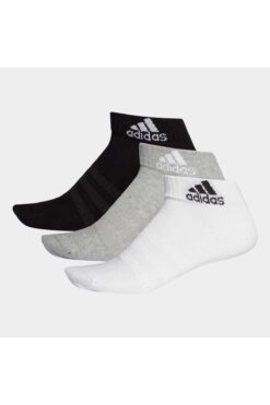adidas Renkli 3 Çift Yastıklamalı Bilek Çocuk Çorap