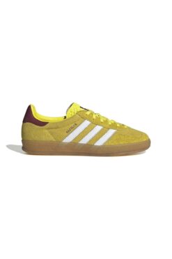 adidas Gazelle Indoor Parlak Sarı Bordo Spor Ayakkabı