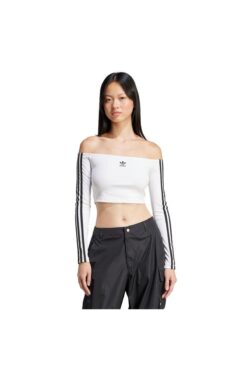 adidas Kadın Beyaz T-shirt Offshoulder Ls Jd0275