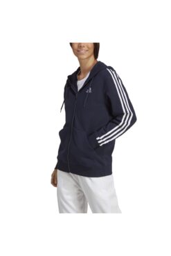 adidas Kadın Essentials 3-stripes French Terry Regular Full-zip Lacivert Ceket Ic9918
