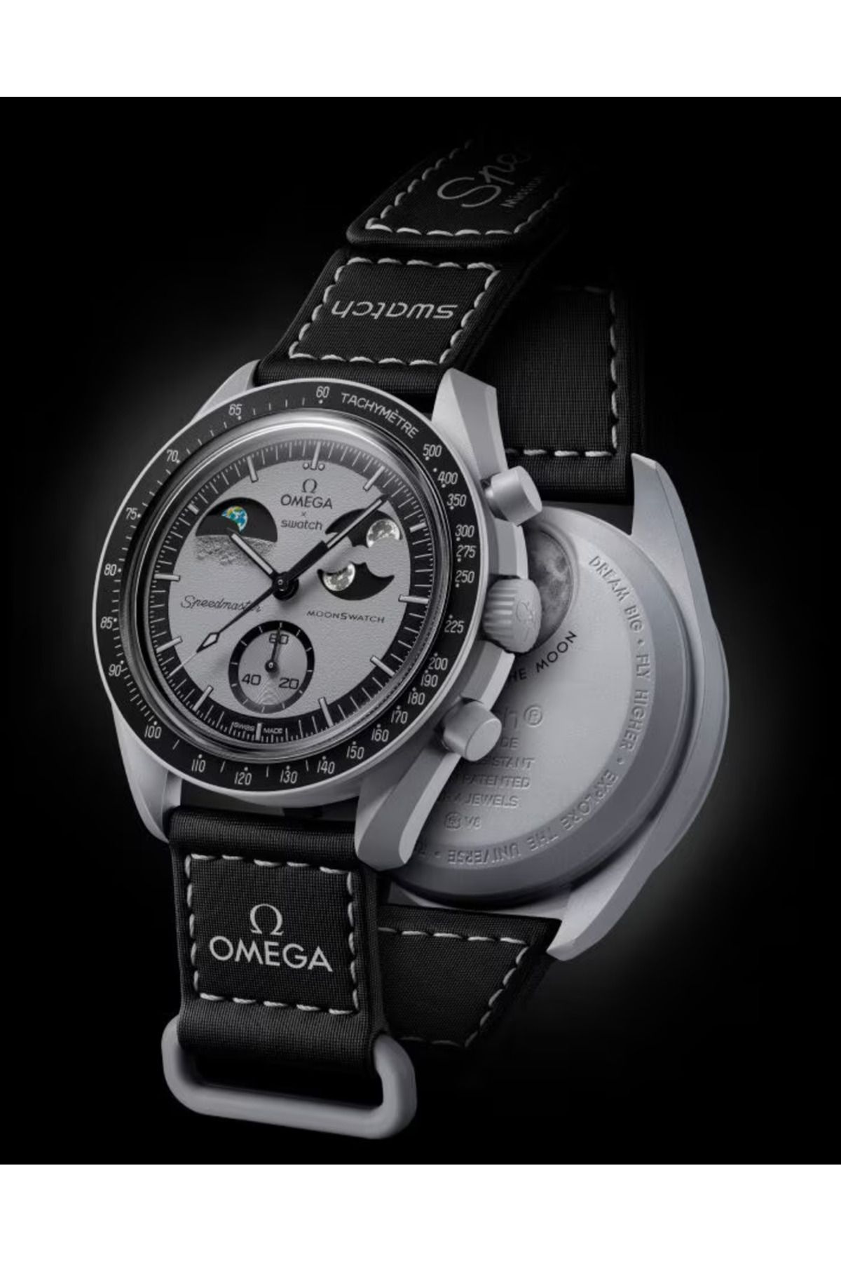 Swatch x Omega Bioceramic Moonswatch MISSION TO EARTHPHASE SO33M700