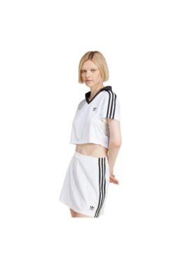 adidas V-neck Polo Tişört Beyaz Jd2608