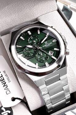 Daniel Klein Exclusive Erkek Kol Saati 3 Atm Su Geçirmez Gumus Renk Çelik Kordon Hediye Bileklik DKE2122C6