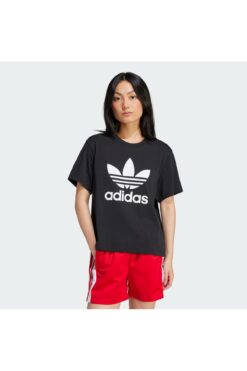 adidas Iu2422-k Trfl Tee Boxy Kadın T-shirt Siyah
