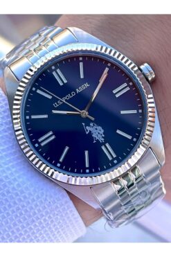 U.S. Polo Assn. U.S.Polo Assn Çelik Kasa Ve Kordon 2 Yıl Garantili 3 Atm Suya Dayanıklı Erkek Kol Saati FS1096.02