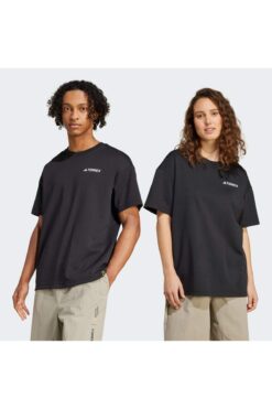 adidas JD5957-E adidas X National Geographic Erkek T-Shirt Antrasit