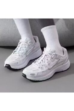 Nike Spor Ayakkabı Günlük P-6000 Beyaz Spor Ayakkabı Sneaker